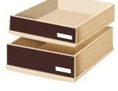 System can be fitted with different size of drawers in the same  For