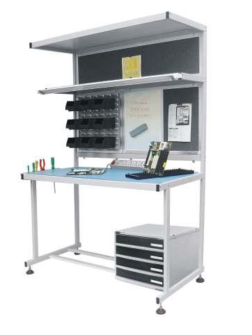 ESD WORKSTATION Today s electronic manufacturers need a workstation designed to help reduce harmful discharges from reaching vulnerable parts and assemblies.