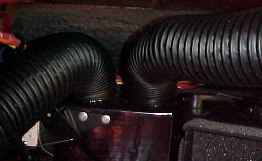 The other end of the flex hose is installed over the defrost outlets on unit. 2 2 2 x 2 ½ Adaptor 2 Long x 2 dia.