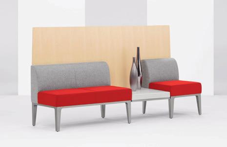 product specifications Lounge, love seat and sofa models available individually or in modular combinations.