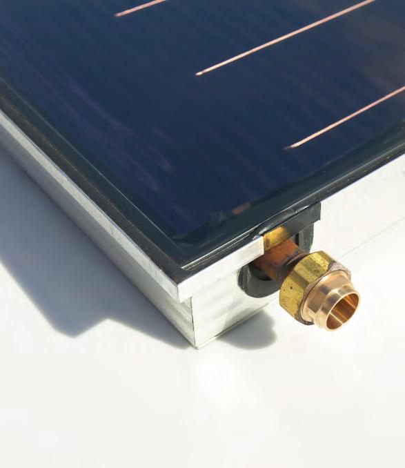 10 YEAR WARRANTY SOLAR KEYMARK SEAL OF APPROVAL MANUFACTURED IN HOUSE IDEAL FOR RETRO FIT AND NEW BUILD APPLICATIONS PRE SALES SUPPORT AVAILABLE SPECIFICATIONS Flat Plate Collector Total area 2.