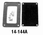 75 R 14-150B Heater Fan HOLE BLOCK-OFF Plate 57 cad plated 28.