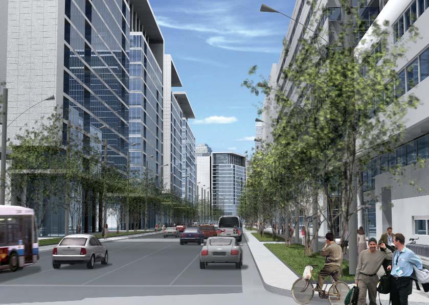 Real estate potential and economic benefits The transformation of the Bonaventure Expressway at the gateway to downtown offers an opportunity to enhance the main entry point to the city's business
