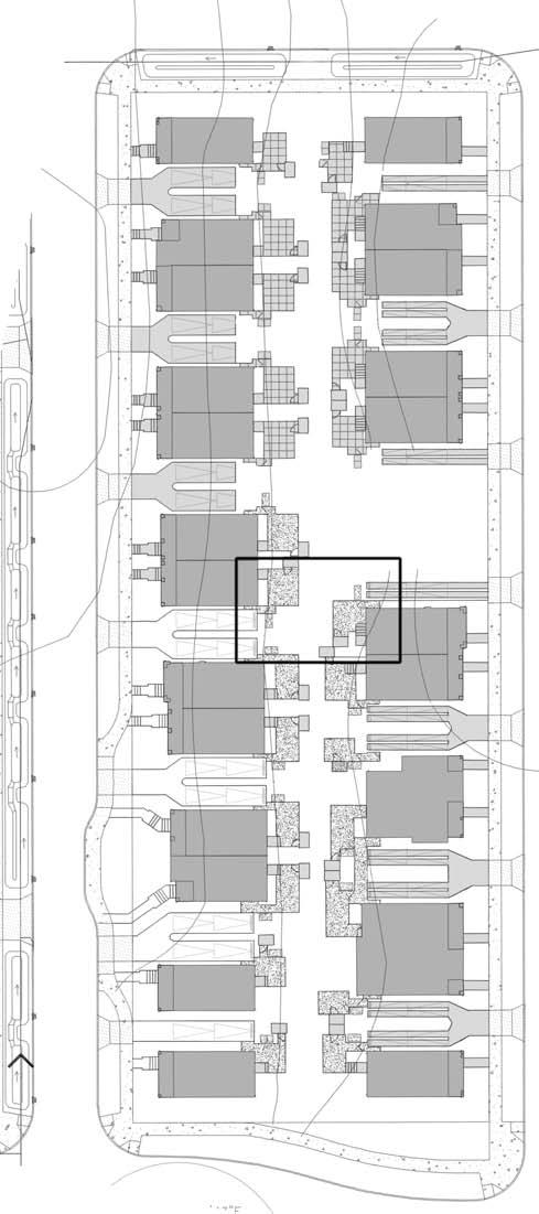 Reduced length driveway 2.4 Sample applications This is a hypothetical block plan at High Point. The block is designed for 25 single-family units.