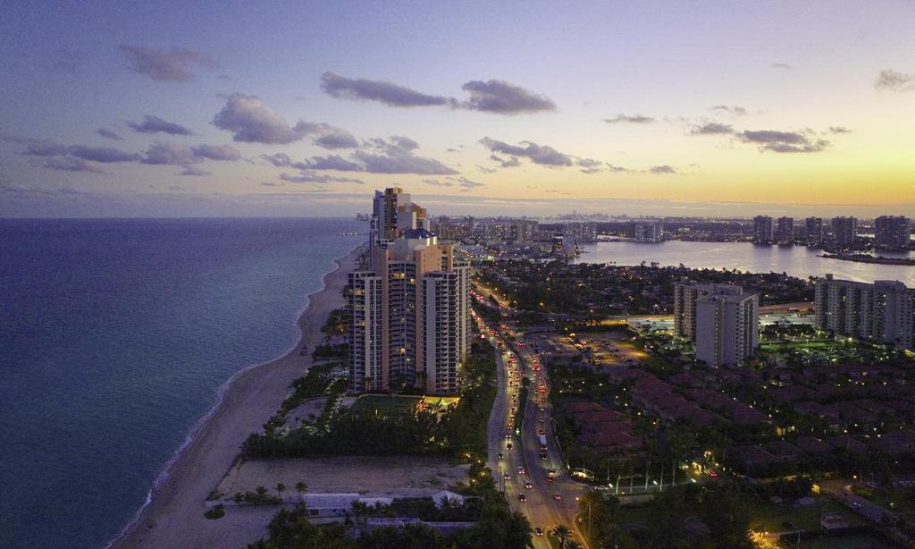 THE LAST OCEANFRONT PARCEL IN SUNNY ISLES BEACH Regalia is set in more than one acre of oceanfront property in a broad enclave adjoining the villas of upscale Golden Beach.