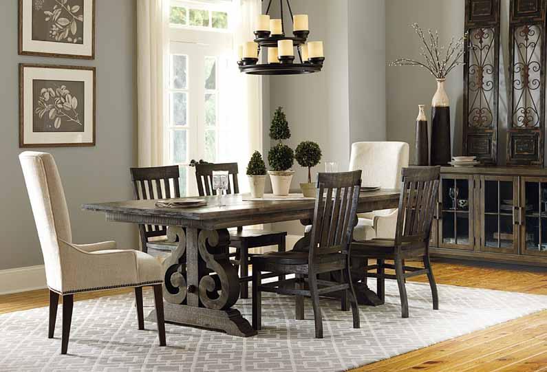 399 All 3 Pieces Contemporary Dinette This stylish dinette features