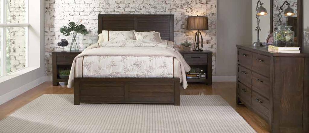 stylish bedrooms y 499 Queen Bed Rustic Bedroom This collection features solid hardwood and Okume wood