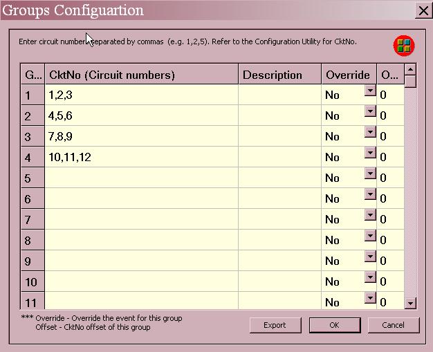 UDACT-300A Dialer Installation and Operation Instructions The Offset (last column on the right) is default 0, which means that Group 1 will be transmitted by the dialer to the Receiving Station as
