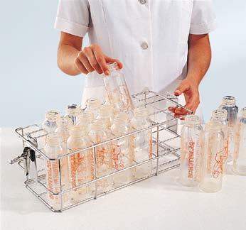 Baby bottles: Reprocessing and transportation system Baby bottles are generally reprocessed at ward level.