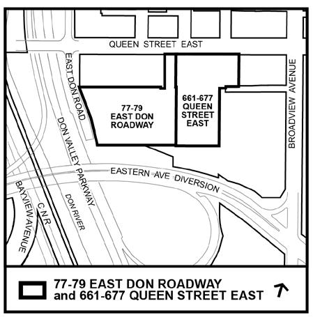 STAFF REPORT ACTION REQUIRED 77-79 East Don Roadway and 661-677 Queen Street East Zoning Amendment Applications Final Report Date: October 23, 2015 To: From: Wards: Reference Number: Toronto and East