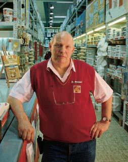 Debut Gerold Pfützner, Vogelsdorf store manager: We were the store with the highest opening sales. Getting to the top with building materials.