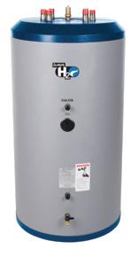 H 2 O Series STAINLESS STEEL Single & Dual Coil Solar WATER HEATERs Need a hot-water heating solution when you re working with solar thermal or small zones?