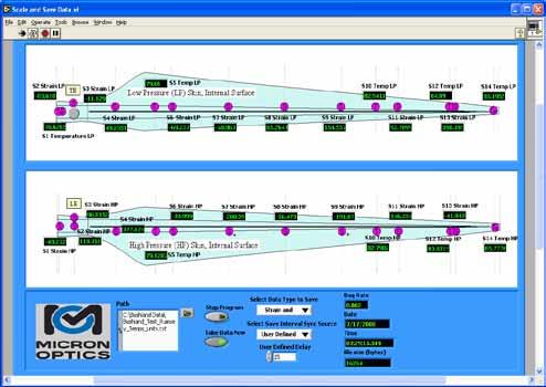 SBlade Project Graphical User Interface 11 Both Labview based User Interfaces can be accessed thru a web browser allowing for