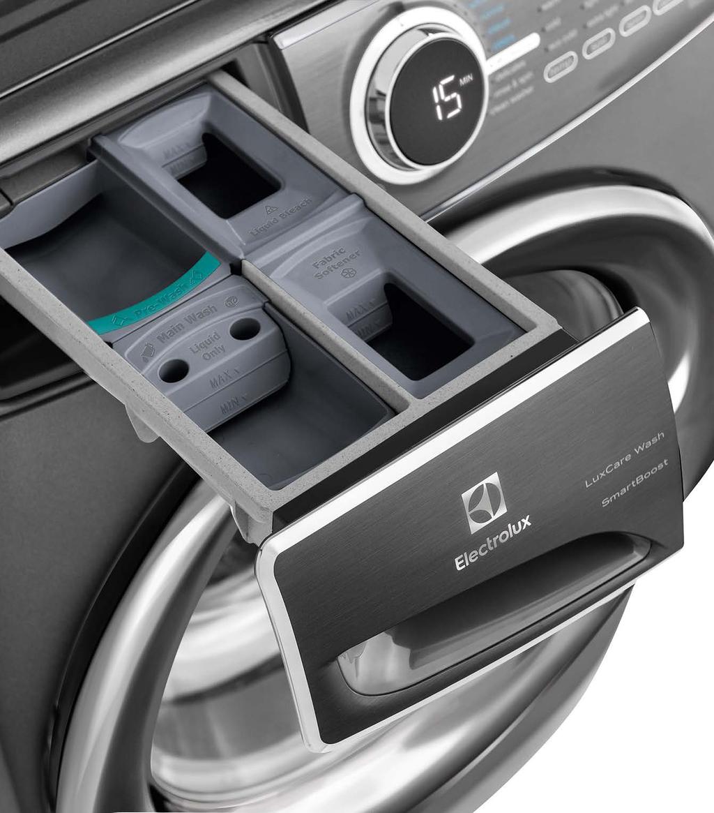 8 Electrolux SmartBoost Electrolux recently introduced their Smartboost technology in their washers.