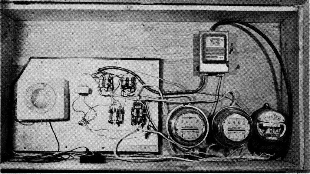 8 South Dakota Experiment Station Bulletin 512 Figure 3. Control and watt-hour meters.