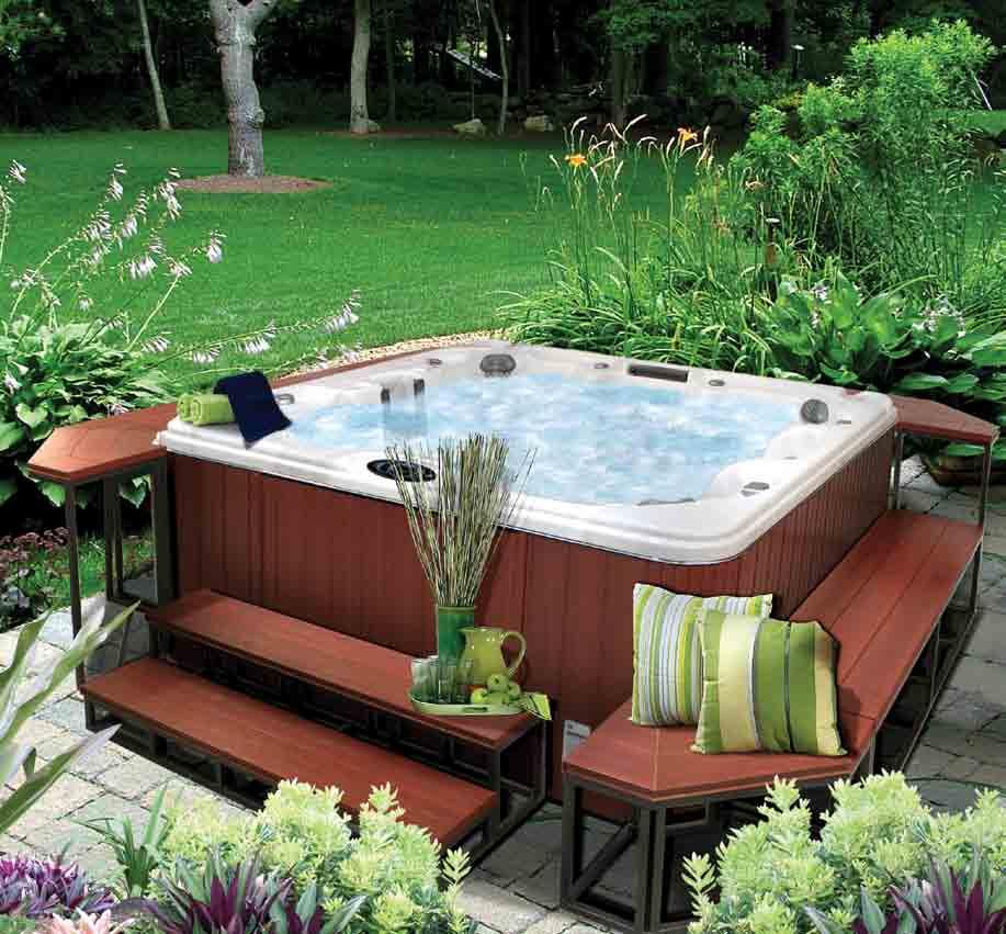 Cal Design Metro Surround, Backyard Accessories Instantly add an elegant touch to any Cal Spas hot tub with the Cal Metro Surround.