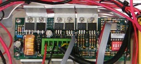 Figure 2 Layout of wiring in control unit Dip switch for tone selection (1 0 0 0 0 0 position shown) Master control