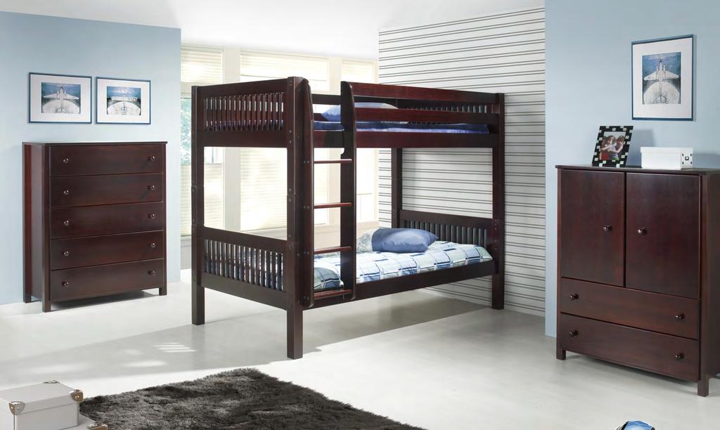 BUNK BEDS Your Family Is Growing When the family is growing and your space is not, a
