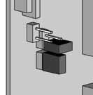 If the heating load is not great enough when the stove is on low, the exhaust temperature switch will turn the stove off. ON / OFF OPERATION: Both pins are covered, as shown as B in Figure 10.