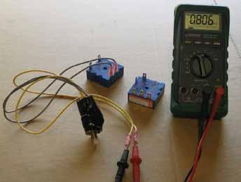 How To Measure Resistance Across The Dial-A-Fire: Figure 34: By-Passing The 120 o F Ignitor Sensor/Switch. This is for Timer Control models.