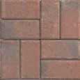 individual stone pavers were used to provided a