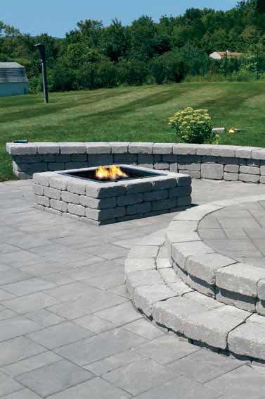 for easy random patterns Uniform thickness for smooth installation SHAPE OPTIONS SMALL RECTANGLE Pavers: Cottage Ledge