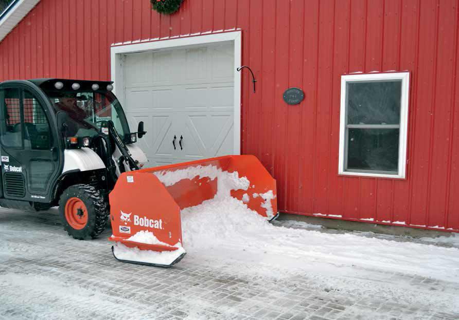 PLOWING PAVERS You can safely use a shovel, snow blower and snow plow when Gagne & Son pavers are properly