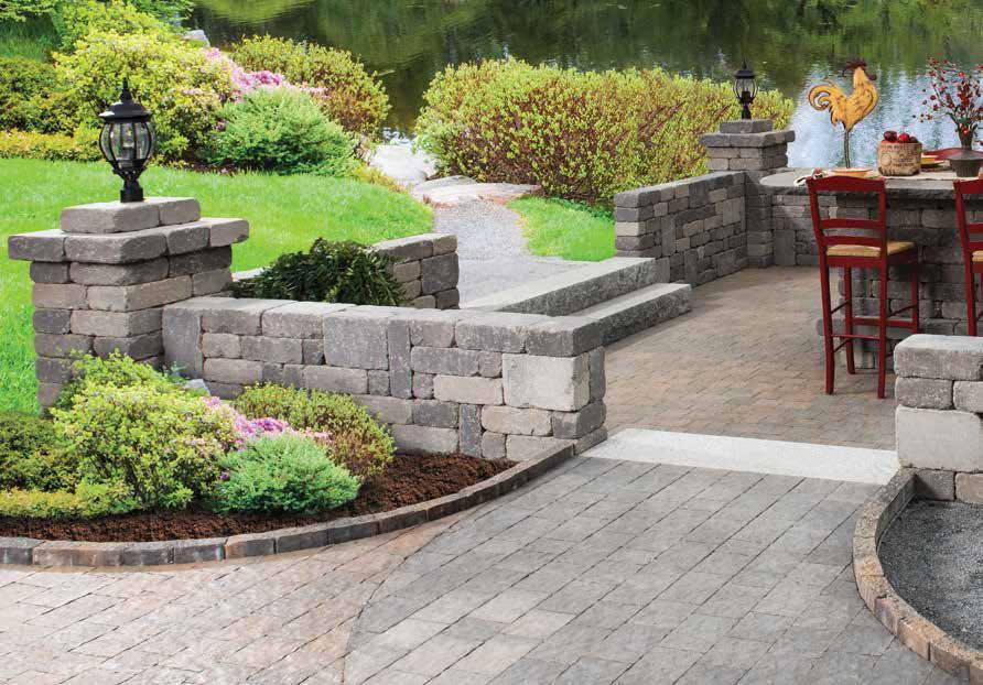 RETAINING WALL INSTALLATION GUIDE Choose from the wide variety of made in Maine stone