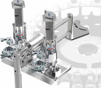 Filling Unit The High Clean Filling Nozzles are designed for hygiene-sensitive products.