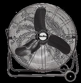 For times when additional power is needed, the fan can be operated using the other speeds.