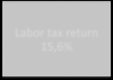 tax return 15,6%