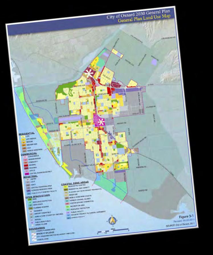 PROPOSED URBAN VILLAGE IN THE PWP CITY OF OXNARD: URBAN VILLAGE This new overlay applies to six neighborhoods within the City of Oxnard that are intended for