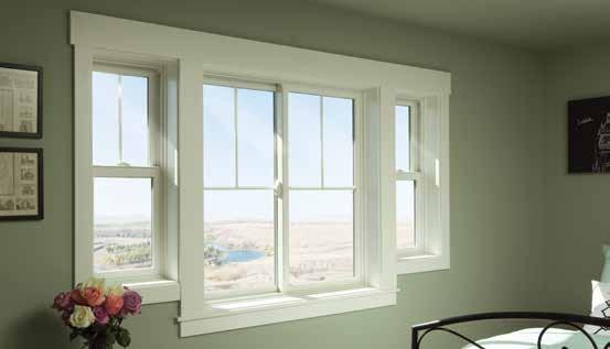 COLORS THAT LAST * Andersen 100 Series windows come in beautiful, dark colors that will set your