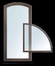 GLIDING PATIO DOORS Patio doors feature one stationary panel and one that glides smoothly on adjustable rollers.