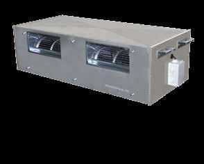 FROM 4,6 KW TO 43 KW. ITDU 306 454 DUCTABLE FAN COIL UNITS WITH 3-SPEED OR EC INVERTER RADIAL FANS.