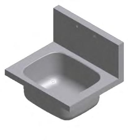 Unit with a pressed bowl 525x425x258mm deep manufactured from grade 304 (18/10) stainless steel 0.9mm thick with a 90mm waste outlet for a basket strainer fitting (included with unit).