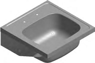 425 650 425 650 94 Hospital Products HOSPITAL PRODUCTS Medical Sink Single Bowl Franke Model MSS Single Bowl Sink 650x650x258mm manufactured from Grade 304 (18/10) Stainless Steel, 1,2mm gauge with