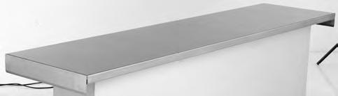 Industrial Products Undershelves For Sinks And Tables - Solid or Slatted Manufactured from: 1.2mm grade 304 (18/10 Stainless Steel or, 1.2mm Galvanised Mild Steel Sizes available: 1. 900x420mm 2.