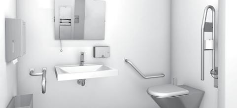 Our product range includes solid stainless steel bathroom accessories, ideally suited for such applications
