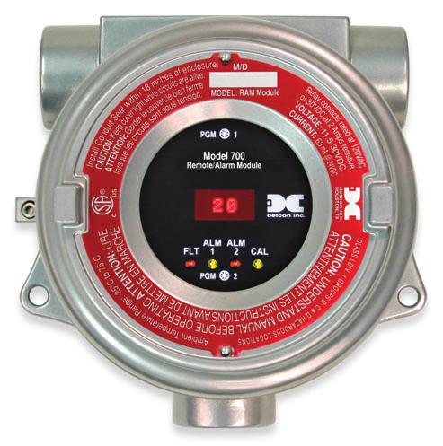 Environmentally Bulletproof Water-Proof Corrosion-Proof Vibration-Proof Multi-Layer Surge Protection Pre-emptive Fault Diagnostics Detcon Model Series 700 industrial grade gas detectors are a new