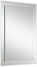 Mirrors & Cabinets Rectangular Bevelled Mirror MIRRORED CABINETS Features and