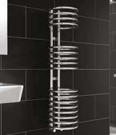 99 Hoata Modern design Chrome finish Ideal space saving solution for small bathrooms will fit in corners as well as a straight wall Supplied with