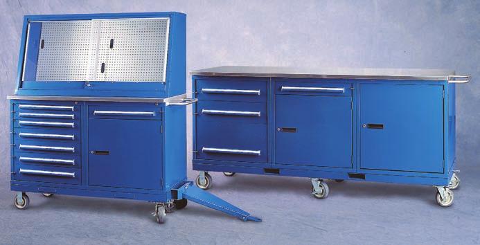 Mobile Tool Control Cabinets Mobile Tool Control Cabinets consist of a single, double or triple modular unit with forklift tubes and a caster base. Can be towed or moved with a forklift.