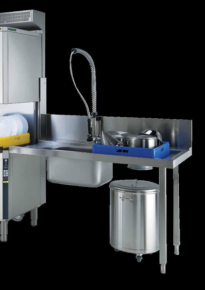 AUTOMATIC DESCALING * The efficiency of the heating elements combined with the always unobstructed nozzles reduce energy consumption and ensure optimal results.