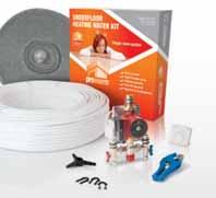 ProWarm water underfloor heating kits contain everything you need in one box for your water