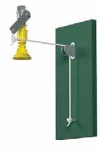 VERTICAL DRENCH SHOWERS VERTICAL DRENCH SHOWERS CORD-OPERATED VERTICAL DRENCH SHOWER S19-130 with BradTect corrosion-resistant showerhead S19-130A S19-130 S19-130F with BradTect corrosion-resistant