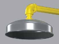 . SpinTec Standard Showerhead Showerhead is constructed of ABS plastic so it is highly