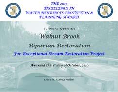 The award recipients selected exemplified outstanding projects which are designed to protect and enhance water resources management.