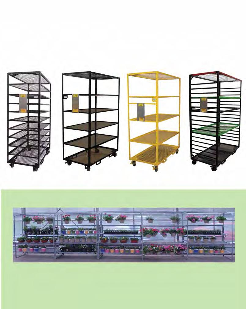 Shipping Racks Four types of racks All racks have a metal sign with our name and phone number All racks are the same size: 91: Tall x 32 Wide x 61 Deep All Racks have 4 swivel casters 2 with wheel