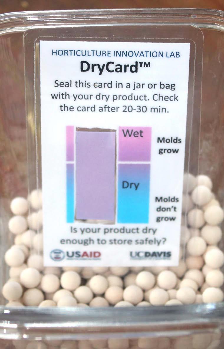 How can you tell if your product is dry enough?